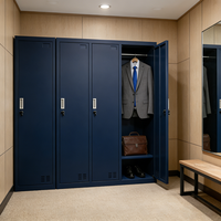 Armoire à vêtements en acier moderne Bo Jiao, casier suspendu, meuble de rangement pour appartement, chambre à coucher, maison