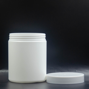 Hot bán 500ml <span class=keywords><strong>HDPE</strong></span> <span class=keywords><strong>container</strong></span> thực phẩm Trắng nhựa Jar chai với nắp cho protein bột <span class=keywords><strong>container</strong></span> đường lưu trữ - Product Image 3