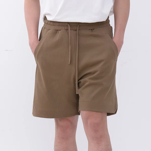 Pantaloncini da uomo in tinta unita da uomo a maniche corte t-shirt completo da uomo sottile estate due pezzi <span class=keywords><strong>Set</strong></span> di <span class=keywords><strong>abbigliamento</strong></span> - Product Image 6