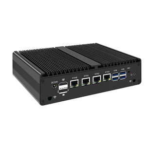 Mini PC industriel X86 sans ventilateur H16 I3 7100U I5 8250U I7 8550U avec 4 ports RS232, 2 ports RS485, <span class=keywords><strong>6</strong></span> ports COM, DDR4, 4 ports 1G I211, Centos embarqué - Product Image 2