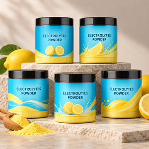 Mezcla de Bebida en Polvo con Electrolitos, Sabor Limón, Apoyo para la Hidratación, Marca Privada OEM, Suplemento de Nutrición Deportiva, Logotipo Personalizado - Product Image 5