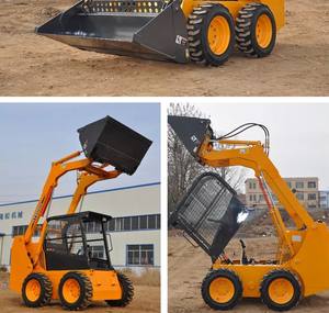 CE EPA perlengkapan pemuat kemudi selip Mini dengan <span class=keywords><strong>60HP</strong></span> 4 1 ember roda hidrolik Eaton silinder hidrolik 4 1 pompa Gearbox untuk dijual - Product Image 2