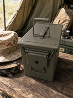 Boîte de rangement durable et résistante à l'humidité pour les sports de plein air et les voyages sur le terrain avec boîte à munitions portable