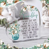 Plaque en acrylique personnalisée en forme de papillon, ornement d'appréciation, bloc signalétique transparent, couleur personnalisée, logo personnalisé, pour femme
