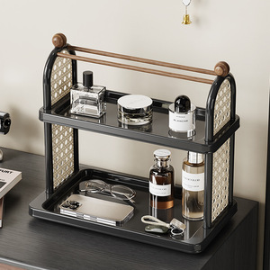 Home Living Room Storage Rack Multi Functional Desktop Organizer For <b>Tea</b> And Cosmetics 1 Tier <b>Standing</b> Type - Product Image 3
