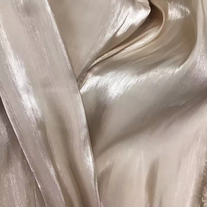 Tissu en satin Borace de haute qualité avec organza éclaircissant à paillettes pour robes de garçons pour Textiles de maison - Product Image 3