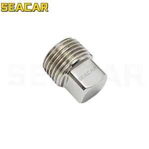 Tapón de tubo de acero inoxidable Seacar 316 con rosca externa de sección redonda para accesorios de tubería - Product Image 2