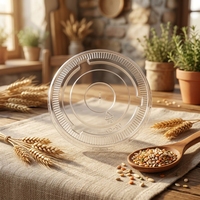 KAIDA KD-90mm Couvercle plat rond à fente en X en PET jetable transparent, personnalisable avec logo client, pour gobelet à café froid de 90mm de diamètre