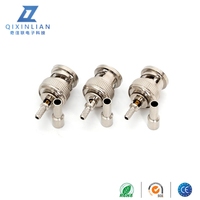 Prise BNC fenêtre ouverte en laiton serti RG174 connecteur vidéo mâle RF 50Ohm