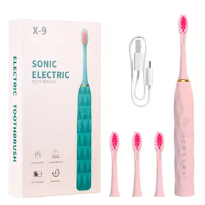 Toothbrushes TONGWODE Rechargeable Sonic Toothbrush For Adult Electric Toothbrushes 4 PCS Soft Bristles Toothbrush Electric Customize LOGO