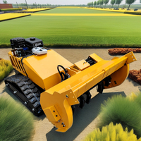 Tondeuse à gazon radiocommandée RC Slope chenille tout-terrain télécommande tondeuse à gazon agricole