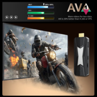 X96 Neo Android 14 Amlogic S905A(X5M) 4G ROM 32G RAM Mini TV Stick con Control Remoto por Voz BT de Fábrica X96