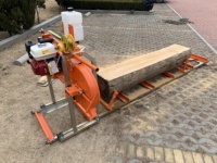 Scierie portative à essence, scie à ruban de 18 pouces, machine à découper le bois robuste pour la fabrication de bois de construction en DIY