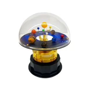 Educational assembled Solar System model children's toys eight planets learning instrument crystal globe