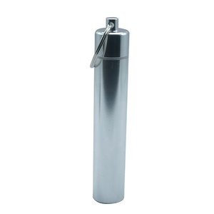 Aluminum Pill Case Hot Selling Storage Tube Waterproof Portable Metal Aluminum Pill Case