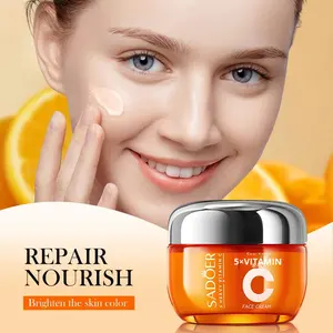 Set de Cuidado de la Piel SADOER con Vitamina C, Altamente Hidratante y Blanqueador, Incluye Crema Facial, Limpiador, Crema para Ojos, Loción y Sérum, Serie de 6 Piezas - Product Image 2