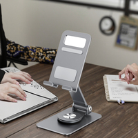 Support pliable pour iPad avec rotation de 360 degrés Support d'ordinateur portable en acier inoxydable pour bureau Accessoires de téléphone portable