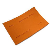 Étiquette de vêtement personnalisée en similicuir suédé doux, en jean, en cuir PU bleu vierge, écologique, sans nickel, lavable, faite à la main