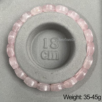 Bracelet en pierres naturelles facettées rectangulaires et ovales, bracelet élastique durable en pierres précieuses pour femmes, cadeau