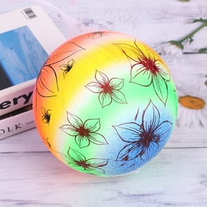 Pelota de Playa, Oferta, Pelota de Voleibol de Playa Barata con Impresión de Logotipo, Pelota de Juguete Inflable de PVC Arcoíris - Product Image 4