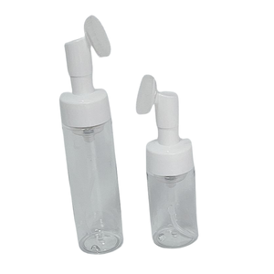 Nettoyant visage pour animaux de compagnie en plastique, <span class=keywords><strong>mousse</strong></span> liquide, savon en <span class=keywords><strong>mousse</strong></span>, flacon pompe avec brosse en silicone - Product Image 2