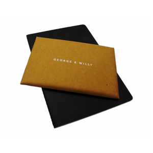 Cahiers à reliure cousue avec couverture en papier kraft créatif, écriture fluide, format personnalisé, se pose à plat pour la planification quotidienne personnelle - Product Image 2