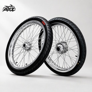 Cerchi Supermoto Cromati da 17 Pollici per Surron Light Bee X LBX, Cerchioni Argento 70/90-17 90/80-17, Kit Pneumatici ad Alte Prestazioni CNC - Product Image 5