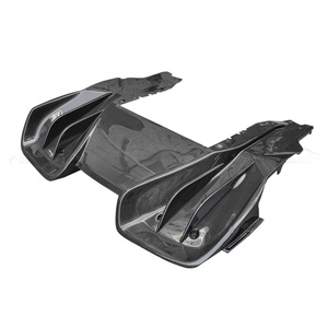 Carbon Fiber Rear Bumper Lip Fins Spoiler Rocker Winglet <b>Splitter</b> for Mclaren MP4-12C Modified 650S Diffuser Auto Tuning - Product Image 1