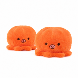 Peluche Polpo Arancione da 8 Pollici all'Ingrosso dalla Fabbrica, Simpatici Giocattoli di Animali Marini Imbottiti per Premi di Giochi a Gru e Arcade - Product Image 1