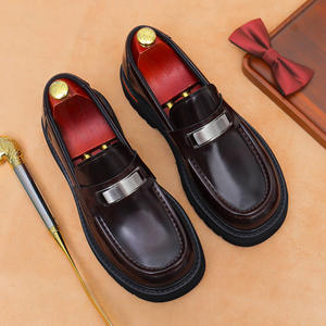 Botas Clásicas de Tobillo para Hombre, Diseño Personalizado de Alta Gama, Otoño, Cuero Genuino, Cómodas, Antideslizantes, Casuales - Product Image 2