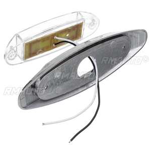 10 pièces 12V 24V 12 LED Feu de position latéral, Clignotant, Feu arrière, Feu de signalisation pour Voiture, Camion, Remorque, Bus, Bateau, Camionnette, Caravane - Product Image 5