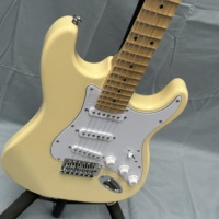 ST Factory OEM Electric Guitar Solid Light Yellow Wood Fast Shipping for Musicians Maple Back/Side Material