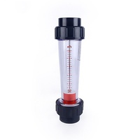Débitmètre à tube plastique LZS-50 4m³/h 6m³/h 10m³/h, connexion par raccord et filetage, plusieurs gammes, équipement d'osmose inverse, garantie 1 an