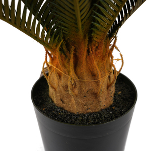 Arbre artificiel de sago cycas de haute qualité, fleurs <span class=keywords><strong>LED</strong></span> d'intérieur, bonsaï avec feuilles en plastique, arbustes de 60 cm pour la décoration de Noël - Product Image 2