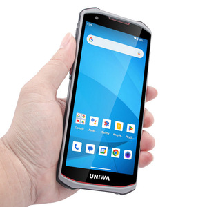PDA Android <span class=keywords><strong>portable</strong></span> 5G IP66 de 5,5 pouces UNIWA NR5502 6 Go 128 Go avec scanner de codes-barres 2D, collecteur de données robuste, smartphone - Product Image 1