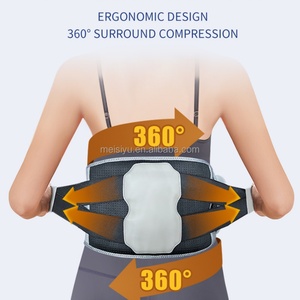 Electric Wireless <b>Lower</b> <b>Back</b> <b>Support</b> <b>Belt</b> Adjustable Heated Pain Relief Far Infrared Heated Waist Massager Massage <b>Belt</b> - Product Image 6