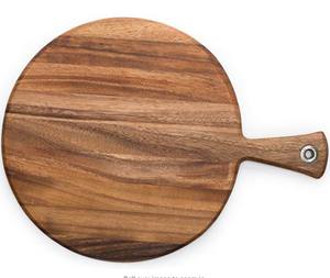 Naturale legno di Acacia Peel <span class=keywords><strong>Pizza</strong></span> & tagliere rotondo di bambù piatto di formaggio in legno per il soggiorno che serve e taglia <span class=keywords><strong>Pizza</strong></span> - Product Image 1