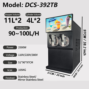 Commercial Slush <b>Machine</b> Price Automatic Slushy <b>Machine</b> Double 20L Professional Soft Drink Batch Printing <b>Machine</b> Granita <b>Maker</b> - Product Image 2