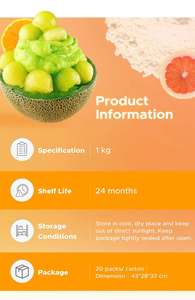 Polvo vegano instantáneo de coco para batidos, de calidad consistente, versátil para múltiples aplicaciones y preparación rápida. - Product Image 5