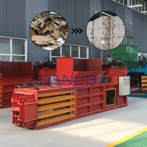 Máquina empacadora de papel de desecho Horizontal automática de 120 toneladas Equipo de prensa de balas hidráulica - Product Image 1