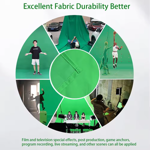 Suministro de fábrica 2x3m pantalla verde Chromakey muselina fotografía telón de fondo estudio telones de fondo fotomatón fondos - Product Image 6