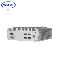 Mini PC Industrial de Bajo Costo J1900, Mini Computadora sin Ventilador con DDR3