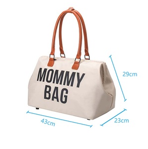 Bolsa de Pañales Impermeable para Bebé, Estilo Moderno, Gran Capacidad, Bolsa de Viaje para Mamá, Bolsa de Hospital para Parto y Posparto - Product Image 4