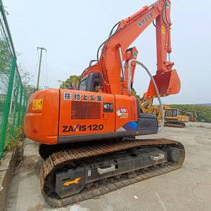 รถขุด Hitachi Zaxis 120-3G ปี 2023 ใช้งานน้อย 12 ตัน มอเตอร์ 0.6 ลูกบาศก์เมตร  ความจุบุ้งกี๋ 0.6 ลูกบาศก์เมตร งานก่อสร้าง ขนย้ายดิน Kawasaki - Product Image 2