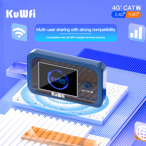 <span class=keywords><strong>Wifi</strong></span> Nhà Cung Cấp Giải Pháp Kuwfi 2.4G & 5.8Ghz 1200Mbps Router Cat7 4G + 3300MAh Di Động Di Động 4G + Router Cho Du Lịch Chuyến Đi Kinh Doanh - Product Image 6