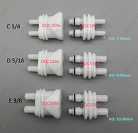 Raccord rapide à barbillon pour tuyau 0,8 MPa 120 PSI, double port multi-lignes, coupleur de déconnexion à deux lignes