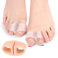 Séparateur d'orteils en silicone, correcteur d'hallux valgus, écarteur d'orteils pour orteils superposés, soulagement de la douleur au pied, soins des pieds, aide à l'alignement des orteils