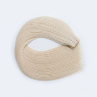 Extensions de cheveux humains vierges chinois de haute qualité de la marque YAMEI, double trame machine, compatibles avec toutes les couleurs pour tissage.