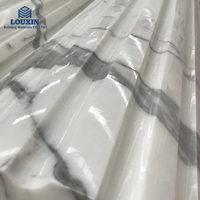 LX Luxury Italy Calacatta Colonnes en marbre blanc Piliers en pierre de marbre Design