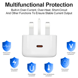 Bán buôn pd20w Type-C USB C Cắm Sạc Nhanh sạc nhanh Phụ kiện điện thoại sạc đầu - Product Image 6